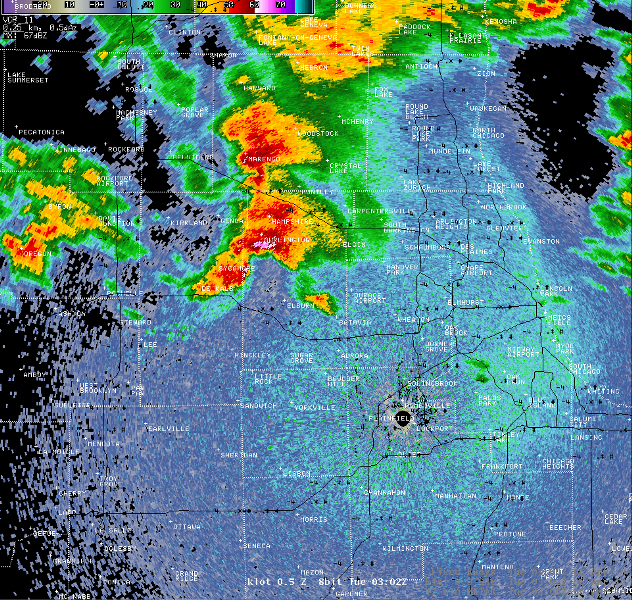Supercell over Kane County