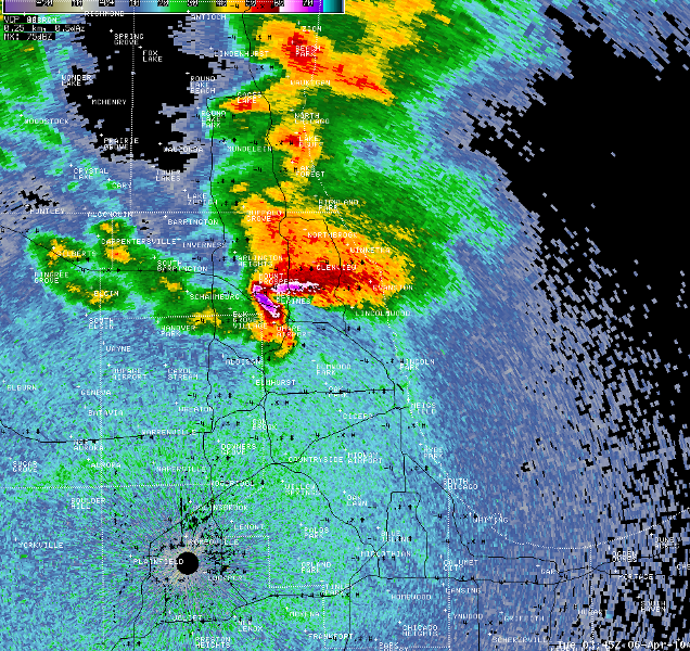 supercell near O'Hare