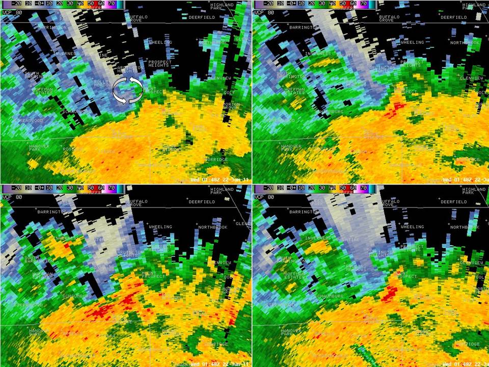 Mount Prospect Doppler Radar Reflectivity Imagery