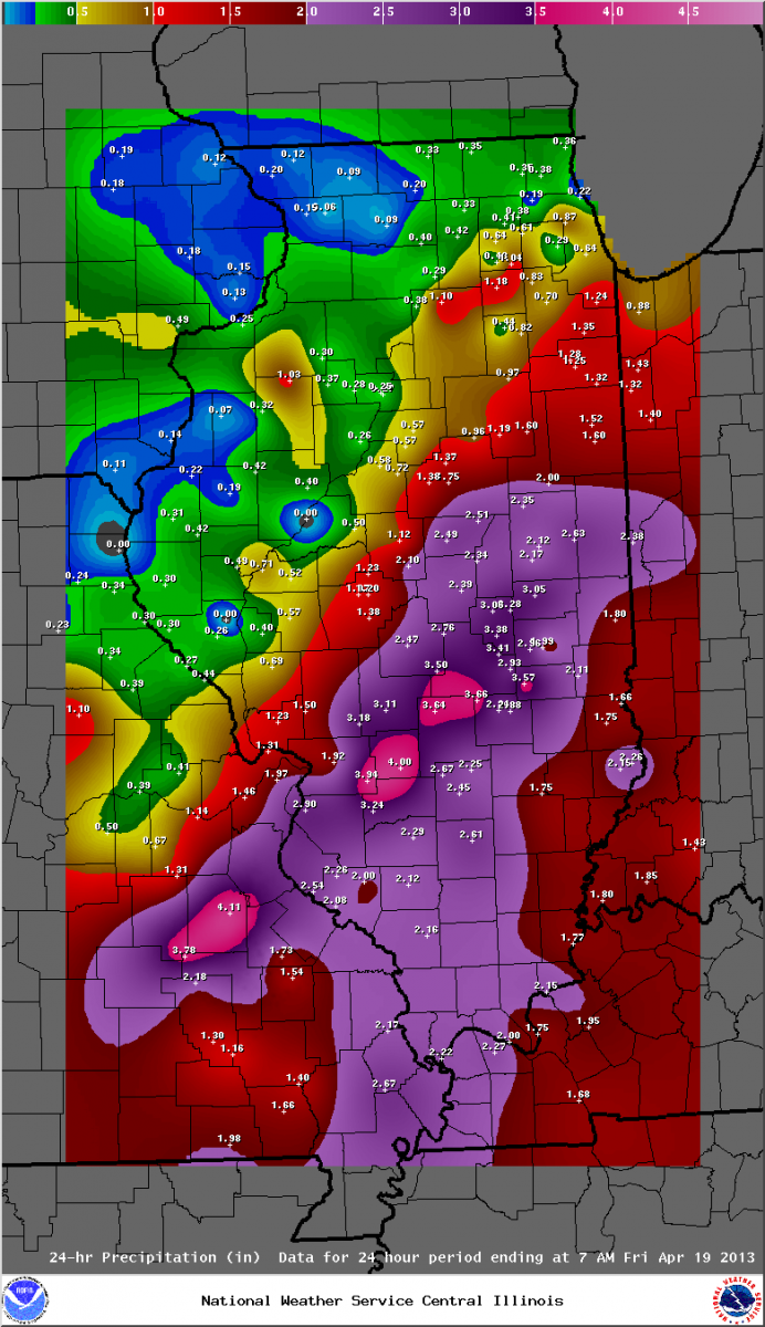 Illinois Rainfall