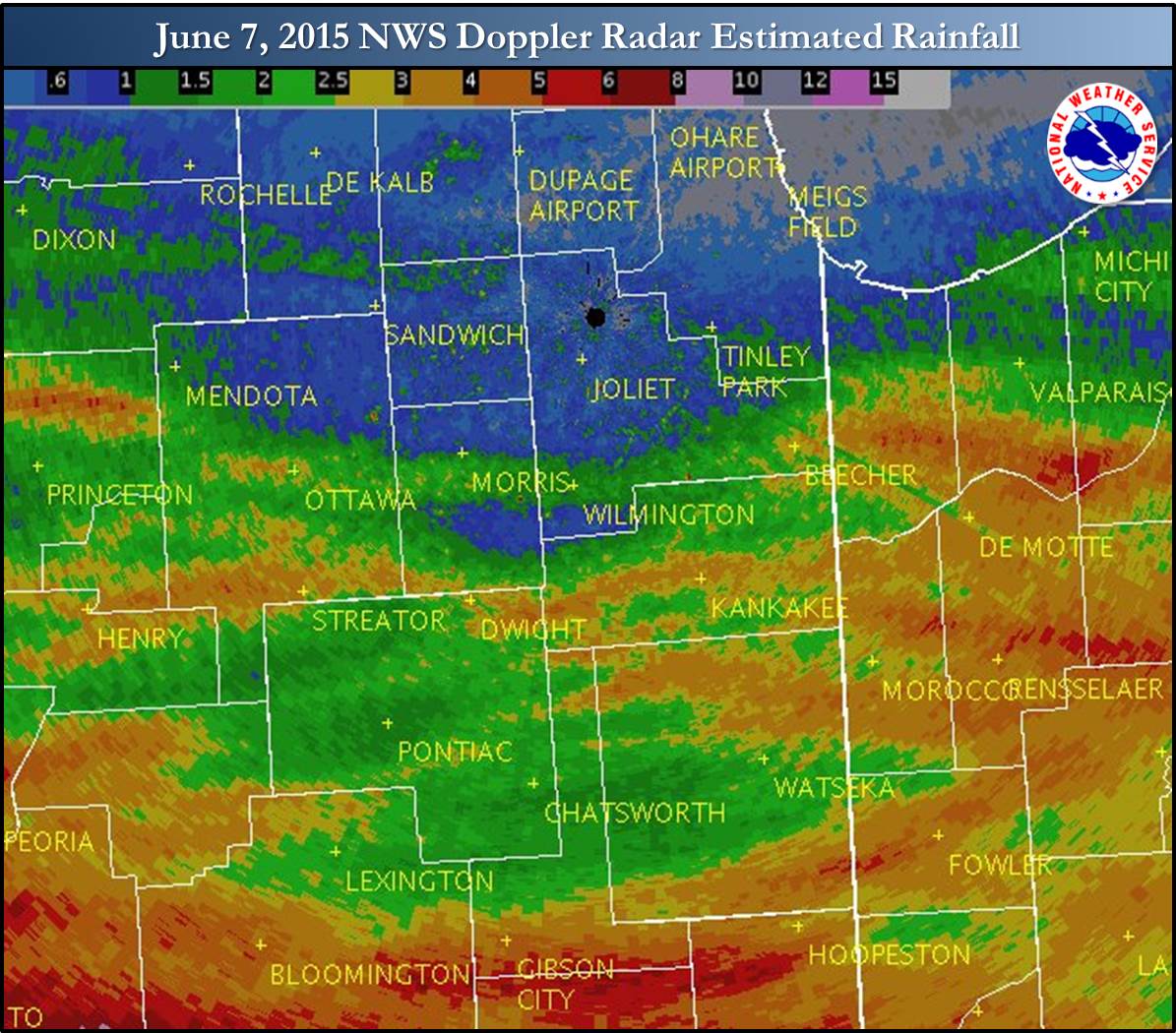 Radar Estimated Rainfall