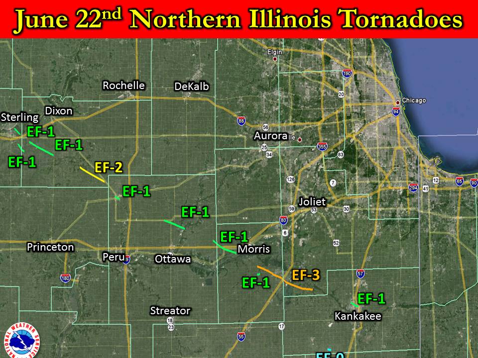 Overview Map for Northern Illinois