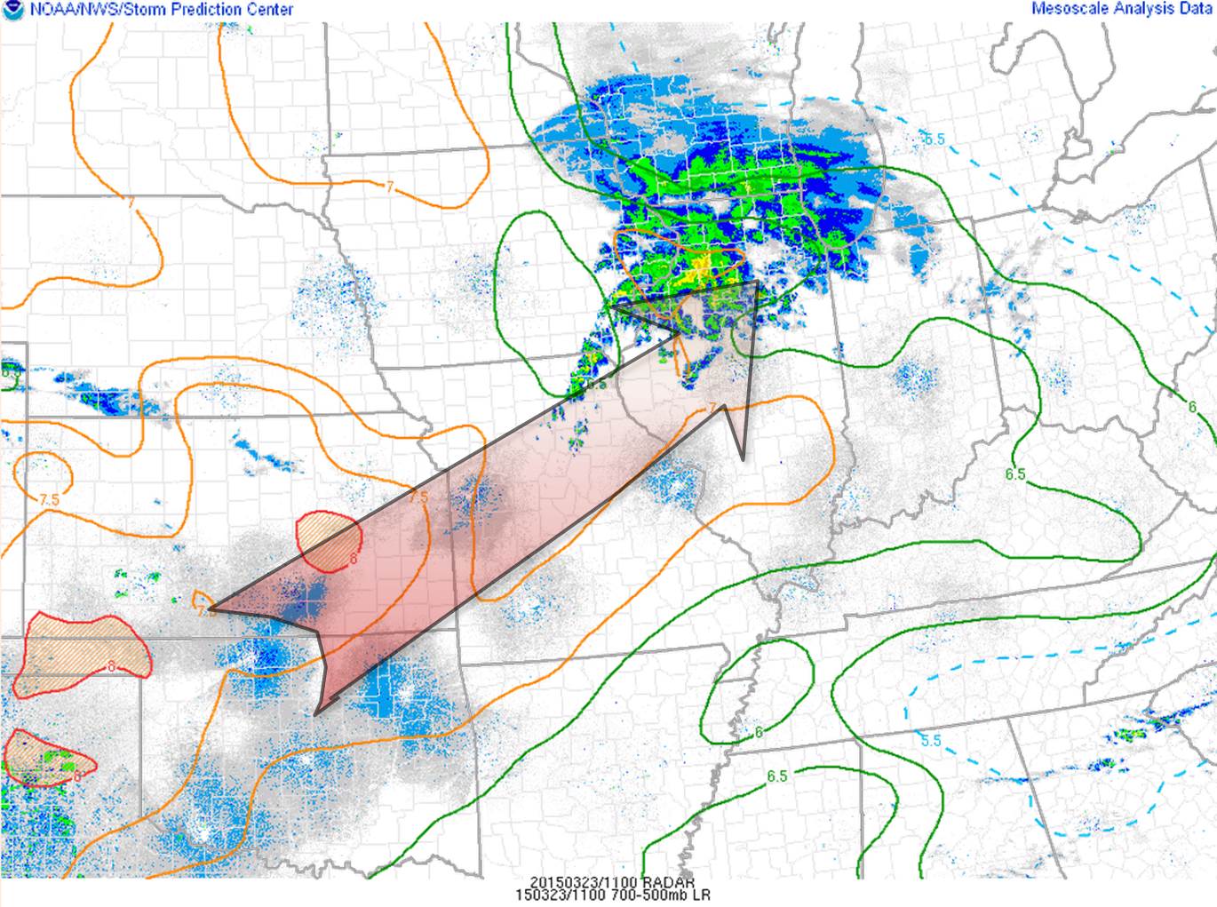 Elevated Lapse Rates