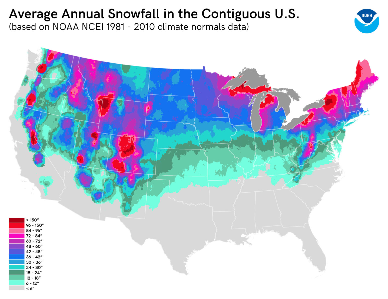 Snow Climatology for the NWS Chicago County Warning Area